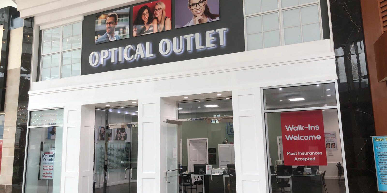 Front of Optical Outlets Store