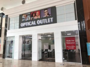 Front of Optical Outlets Store Front of Optical Outlets Store