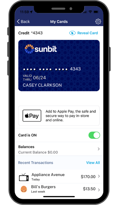 Manage Your Sunbit Card In The MySunbit Mobile App Sunbit