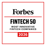 2026 Forbes Fintech 50 Award Logo Square Light 300PPI 01